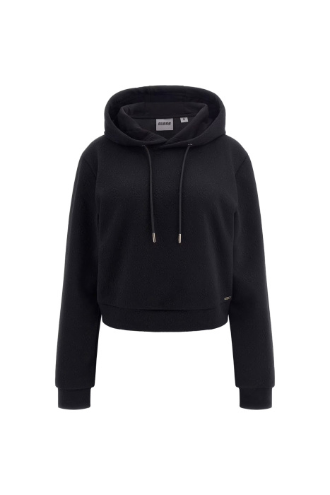 Peony Logo Hoodie Kadın SweatShirt - V4BQ02KCHR2 Siyah - 5
