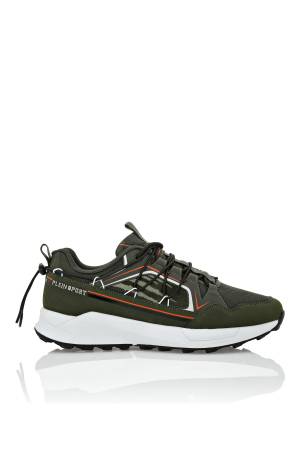 Plein Sport Lo-Top Unisex Ayakkabı - USC0607-STE003N Haki - 2