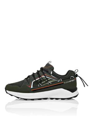 Plein Sport Lo-Top Unisex Ayakkabı - USC0607-STE003N Haki - 3