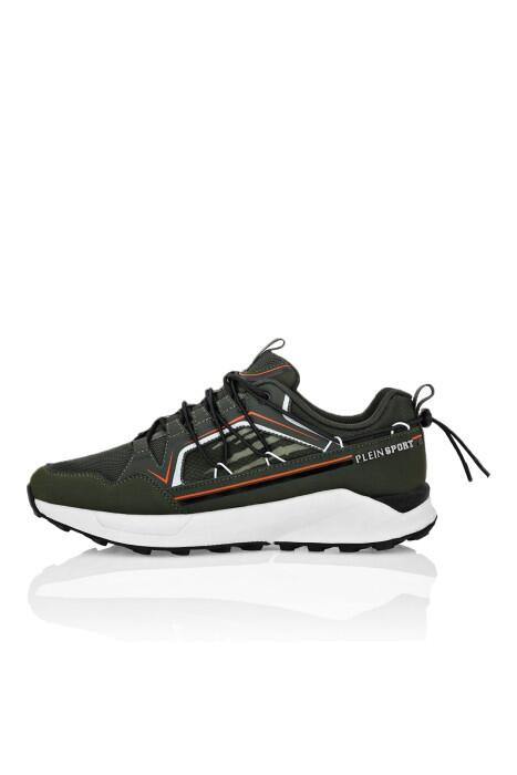 Plein Sport Lo-Top Unisex Ayakkabı - USC0607-STE003N Haki - 3