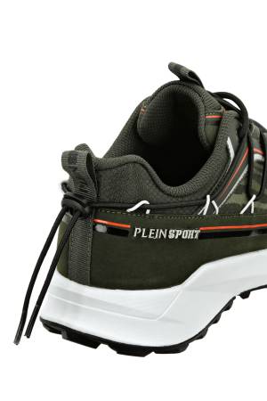 Plein Sport Lo-Top Unisex Ayakkabı - USC0607-STE003N Haki - 6