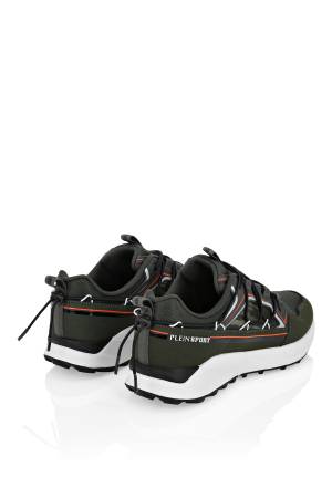 Plein Sport Lo-Top Unisex Ayakkabı - USC0607-STE003N Haki - 8