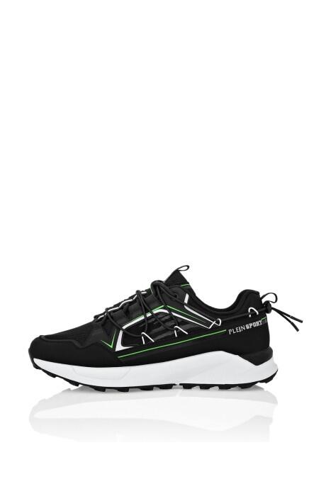 Plein Sport Lo-Top Unisex Ayakkabı - USC0607-STE003N Siyah - 4