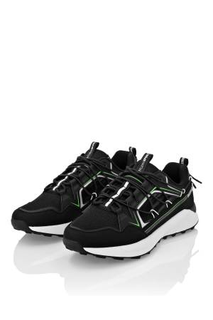 Plein Sport Lo-Top Unisex Ayakkabı - USC0607-STE003N Siyah - 10