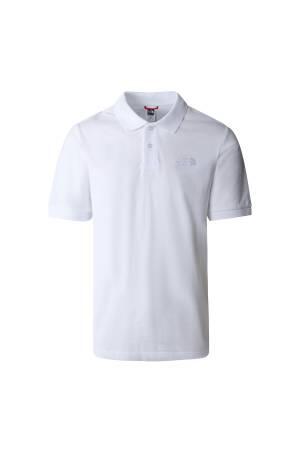 Polo Pıquet Erkek T-Shirt - NF00CG71 Beyaz - Thumbnail