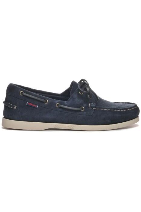 Sebago - Portland Flesh Out Erkek Nubuk Deri Ayakkabı - 7111PTW Lacivert