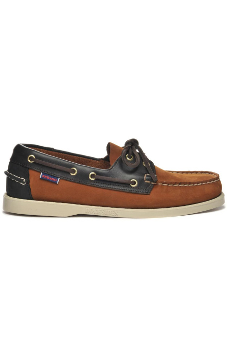 Portland Spınnaker Nubuck Oıled Leather Erkek Günlük Ayakkabı - 7111M5W Koyu Kahverengi/Siyah - 1