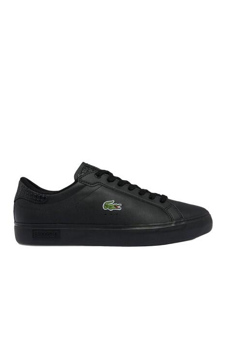 Lacoste - Powercourt Erkek Ayakkabı - 741SMA0030 Siyah/Siyah