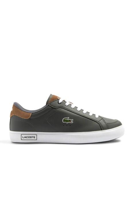 Lacoste - Powercourt Erkek Ayakkabı - 746SMA0018 Gri