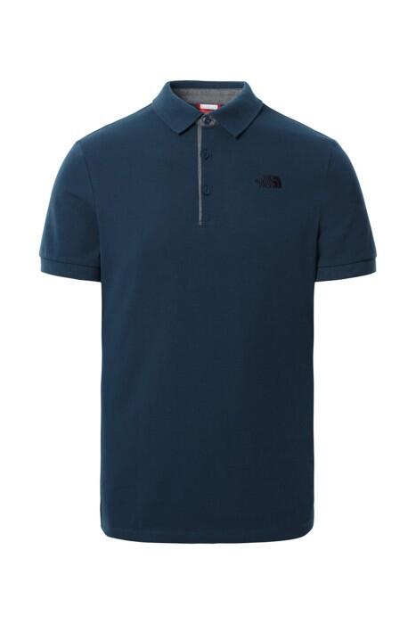 The North Face - Premioum Polo Piquet-Eu Erkek T-Shirt - NF00CEV4 Koyu Mavi