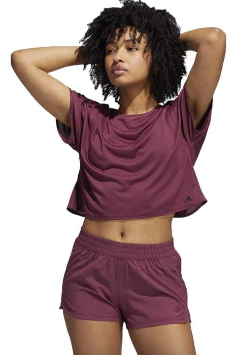 Primeblue Tee Kadın T-Shirt - H11217 Bordo - 2