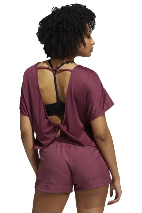Primeblue Tee Kadın T-Shirt - H11217 Bordo - 3