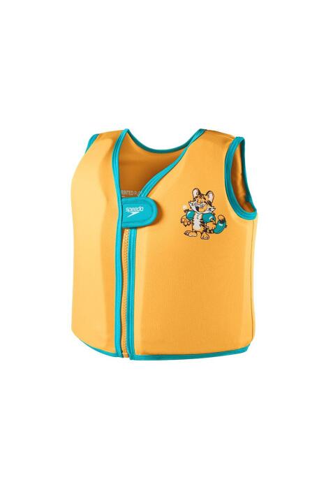 Printed Float Bebek Yüzücü Yelek - 8-1225214688 Turuncu/Yeşil - 1