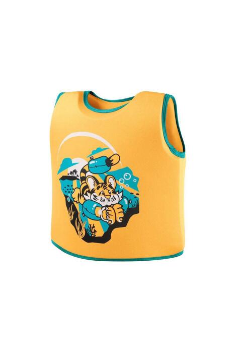 Printed Float Bebek Yüzücü Yelek - 8-1225214688 Turuncu/Yeşil - 2