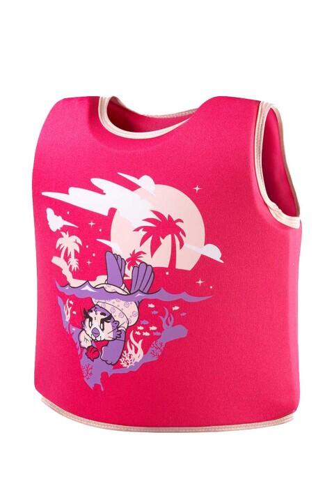 Prınted Float Vest Bebek Yüzücü Yelek - 8-1225214687 Pembe/Mor - 2