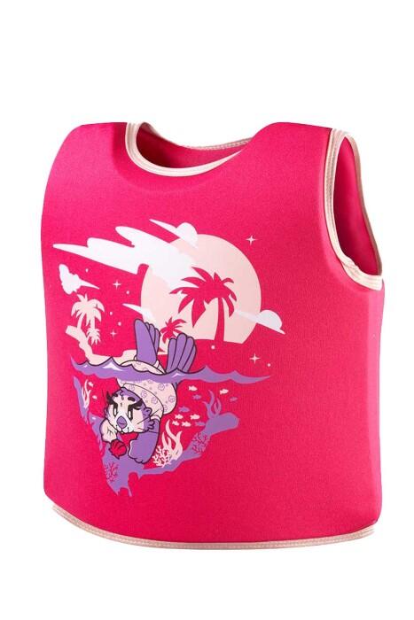 Prınted Float Vest Bebek Yüzücü Yelek - 8-1225214687 Pembe/Mor