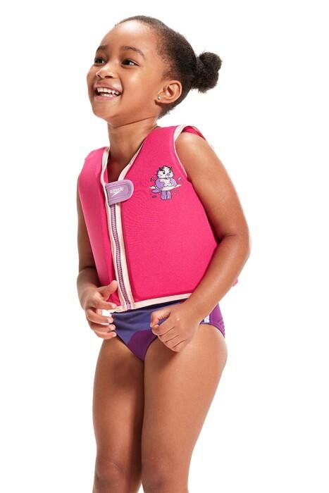 Prınted Float Vest Bebek Yüzücü Yelek - 8-1225214687 Pembe/Mor - 3