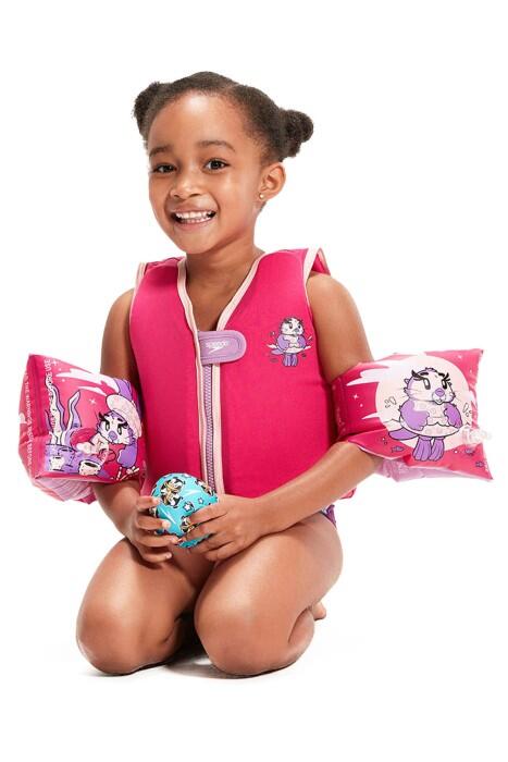 Prınted Float Vest Bebek Yüzücü Yelek - 8-1225214687 Pembe/Mor - 4