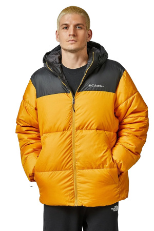 Puffect Hooded Erkek Mont Bal Sarı - 1