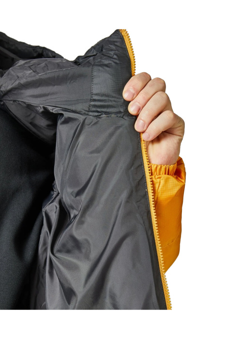 Puffect Hooded Erkek Mont Bal Sarı - 4