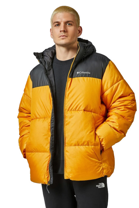 Puffect Hooded Erkek Mont Bal Sarı - 5