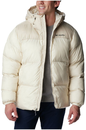 Puffect Hooded Erkek Mont Bej Krem - 1