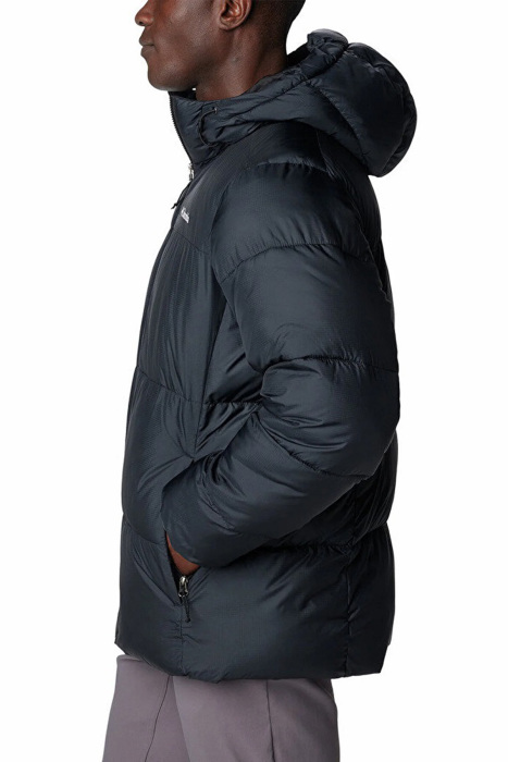 Puffect Hooded Erkek Mont Siyah - 3