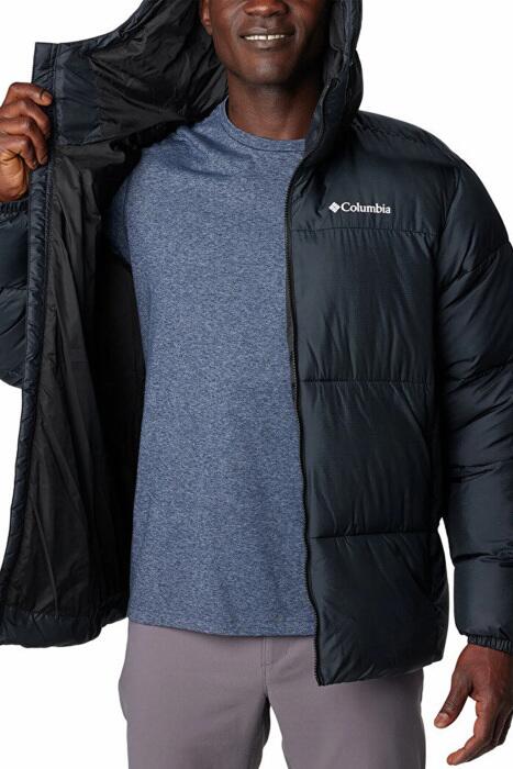 Puffect Hooded Erkek Mont Siyah - 5