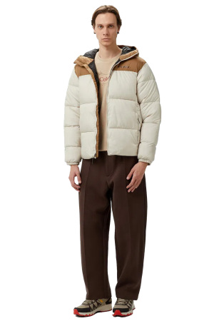 Puffect Iı Hooded Erkek Mont - WM2300 Bej - 3