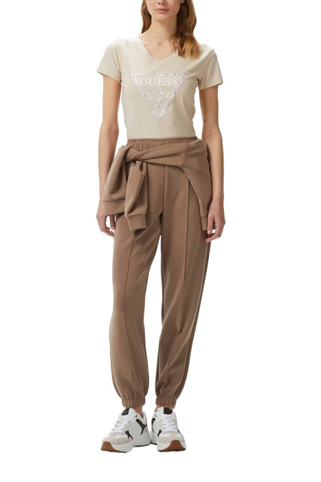 Python Triangl Kadın T-Shirt - W5RI21J1314 Bej - 3