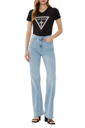 Python Triangl Kadın T-Shirt - W5RI21J1314 Siyah - 2