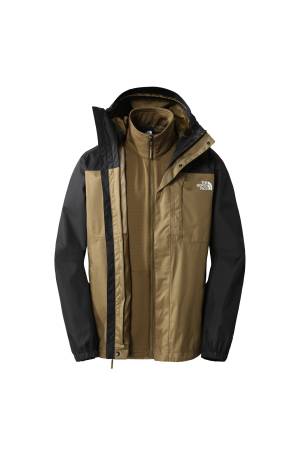 Quest Triclimate Erkek Ceket - NF0A3YFH Yeşil/Siyah/Sarı - The North Face