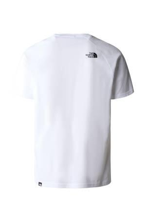 Raglan Redbox Erkek T-Shirt - NF0A3BQO Beyaz/Pembe - Thumbnail