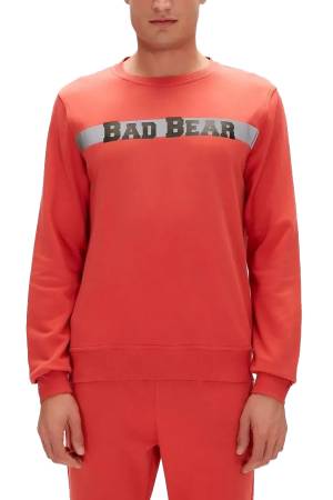 Reflect Bear Crewneck Erkek SweatShirt - 23.02.12.021 Mercan - Thumbnail