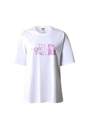 Relaxed Easy Tee Kadın T-Shirt - NF0A4M5P Beyaz - Thumbnail