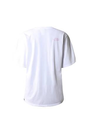 Relaxed Easy Tee Kadın T-Shirt - NF0A4M5P Beyaz - Thumbnail