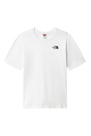 Relaxed Simple Dome Kadın T-Shirt - NF0A4CES Beyaz - 1
