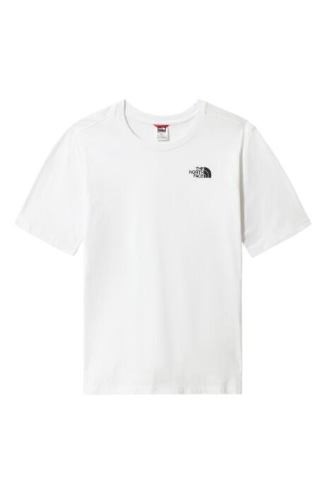 Relaxed Simple Dome Kadın T-Shirt - NF0A4CES Beyaz - 1