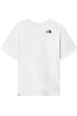Relaxed Simple Dome Kadın T-Shirt - NF0A4CES Beyaz - 2