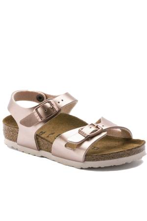 Rio Kids Bf Kız Çocuk Sandalet - 1012520 Parlak Metalik - 1