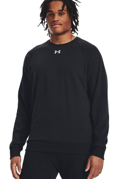 Under Armour - Rival Fleece Crew Erkek SweatShirt - 1379755 Siyah