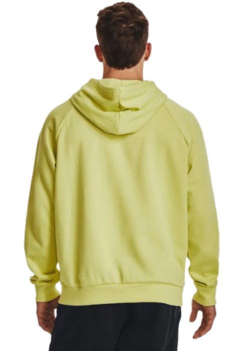Rival Fleece Kapüşonlu Erkek SweatShirt - 1379757 Neon Sarı/Beyaz