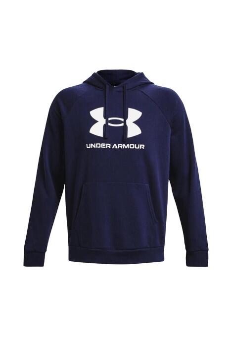 Under Armour - Rival Fleece Logo Erkek SweatShirt - 1379758 Lacivert