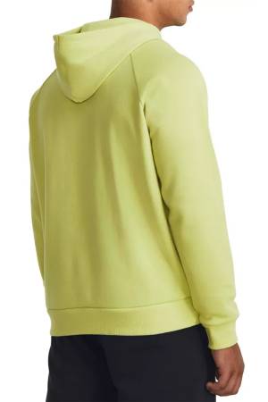 Rival Fleece Logo Erkek Sweatshirt - 1379758 Neon Sarı/Beyaz - Thumbnail