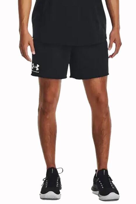 Under Armour - Rival Terry 6in Erkek Short - 1382427 Siyah