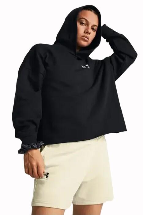 Under Armour - Rival Terry OS Hoodie Kadın SweatShirt - 1382736 Siyah