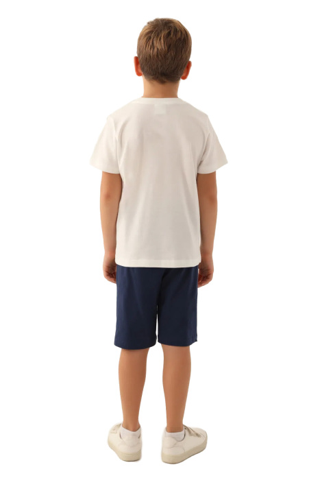 RolyPoly Erkek Çocuk Bermuda Takım - RP3347-2 Krem - 5