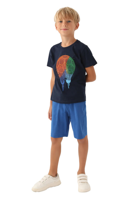 RolyPoly Erkek Çocuk Bermuda Takım - RP3349-2 Lacivert - 3