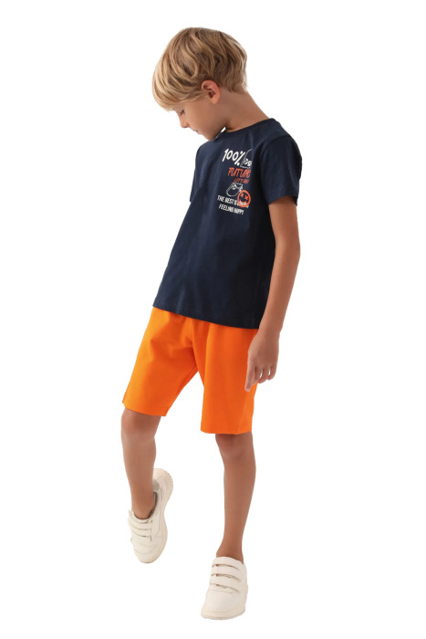 RolyPoly Erkek Çocuk Bermuda Takım - RP3351-2 Lacivert - 2