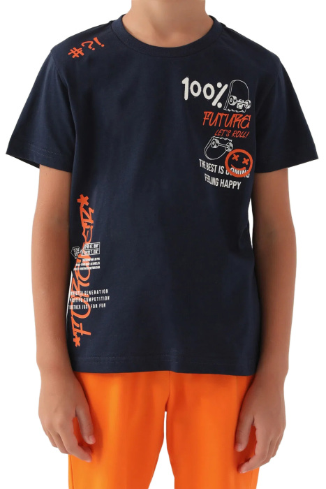 RolyPoly Erkek Çocuk Bermuda Takım - RP3351-2 Lacivert - 4